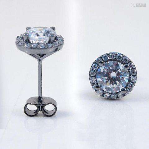 Creation Diamond Stud Earring 2.40Ct 18kB/g Over