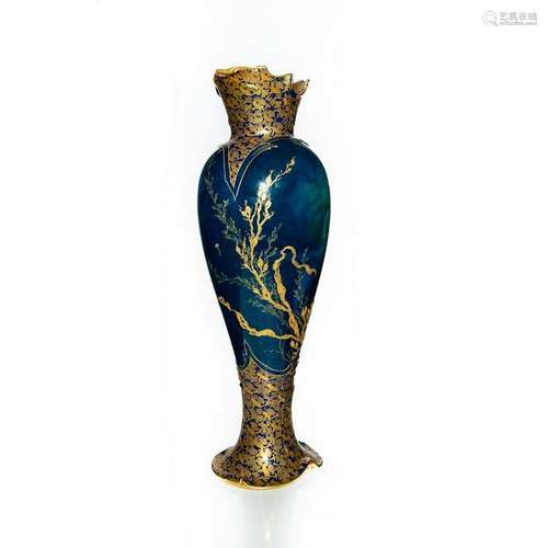 DOULTON BURSLEM VICTORIAN ALLEGORICAL MERMAID VASE