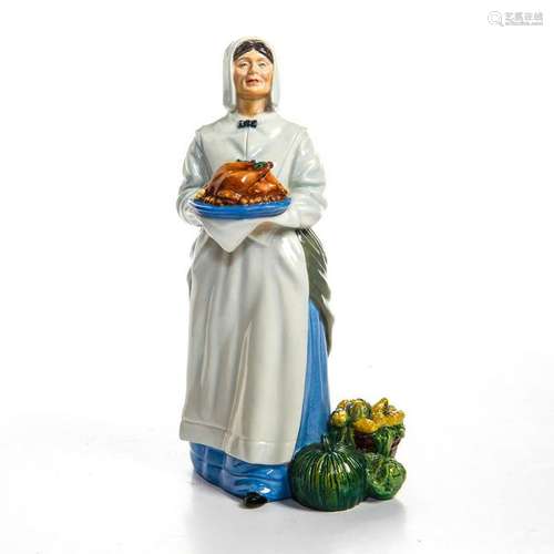 ROYAL DOULTON PROTOTYPE FIGURINE, TURKEY DINNER