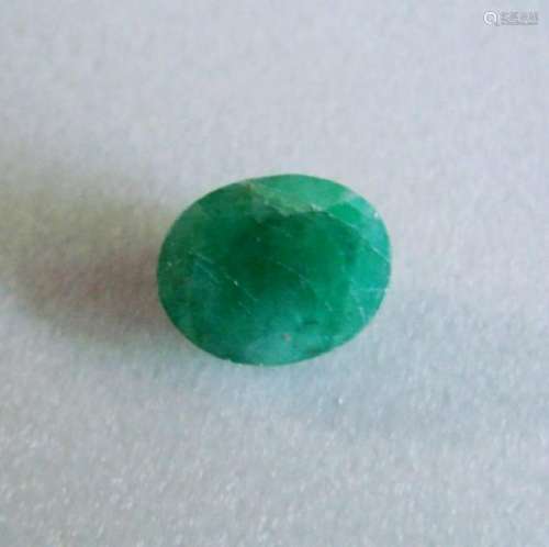Natural Emerald Oval Shape 2.19Ct 9x7.1x4.8 mm
