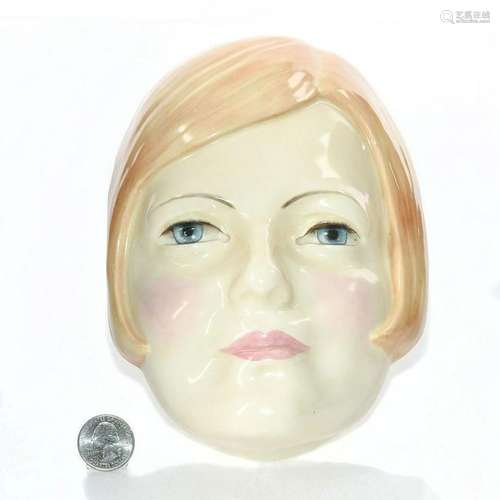 ART DECO ROYAL DOULTON WALL MASK, GRETA GARBO HN1593