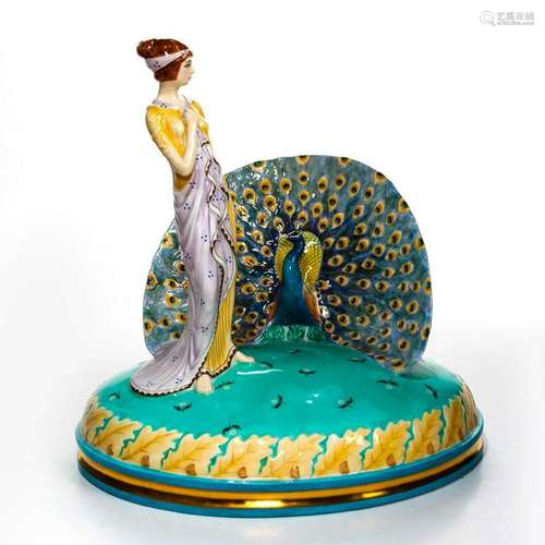 ROYAL DOULTON FIGURINE, JUNO AND THE PEACOCK HN2827