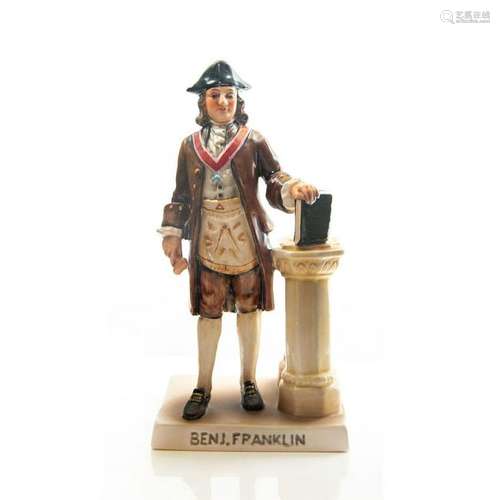 GOEBEL FIGURINE, BENJAMIN FRANKLIN, 1957