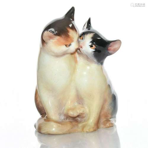 ROYAL DOULTON ANIMAL FIGURINE, CATS HN234