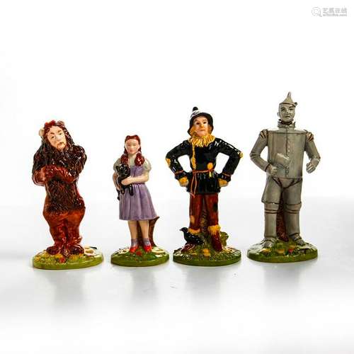 4 ROYAL DOULTON WIZARD OF OZ FIGURINES