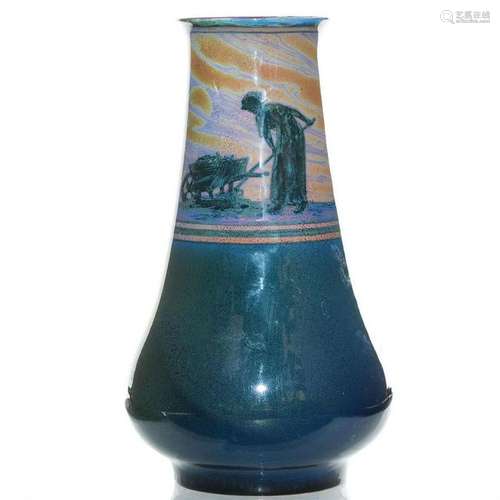 ROYAL DOULTON EXPERIMENTAL GLAZE FLAMBE VASE C. 1915