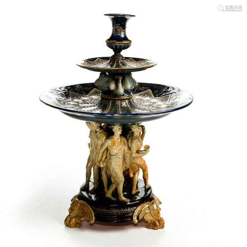 DOULTON MONUMENTAL NEOCLASSICAL TAZZA CENTERPIECE