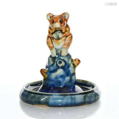 DOULTON LAMBETH GLAZED MOUSE BIBELOT