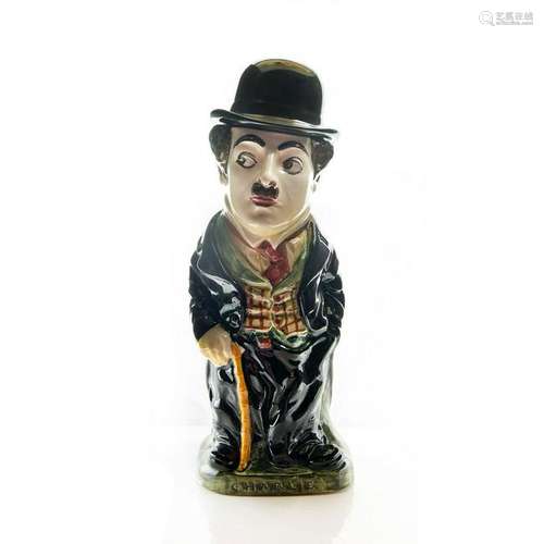 ROYAL DOULTON LIDDED TOBY FIGURE JUG, CHARLIE CHAPLIN