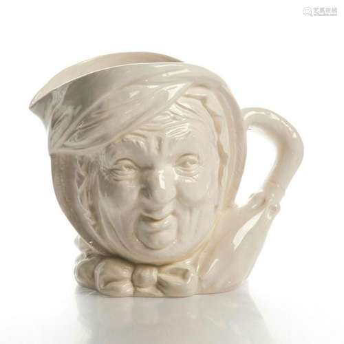 LG ROYAL DOULTON UNDECORATED CHARACTER JUG, SAIREY GAMP