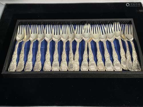 Tiffany Chrysanthemum Silver Flatware