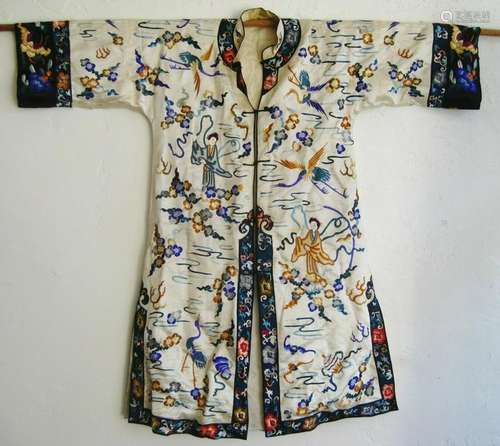 Fine Chinese Embroidered Silk