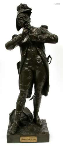 ETTIENE-HENRI DUMAIGE BRONZE SCULPTURE