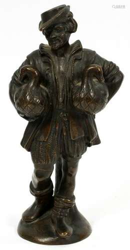 CHRISTOPH LENZ BRONZE SCULPTURE, RENAISSANCE MAN