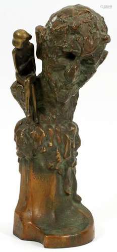 ROLAND PARIS BRONZE SCULPTURE, C. 1910