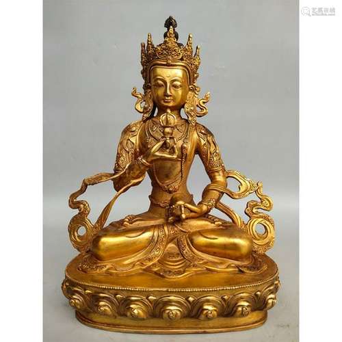 Chinese Gilt Bronze Buddha