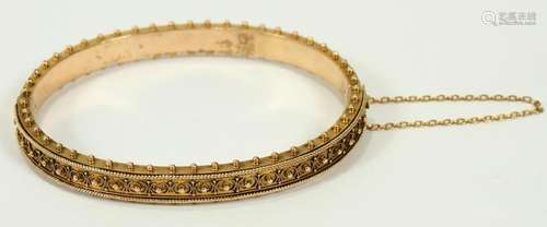 HAND MADE ANTIQUE GOLD STUDDED BANGLE BRACELET