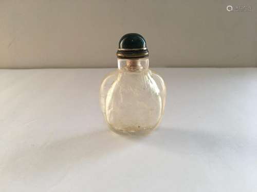 Republican Chinese Crystal Snuff Bottle