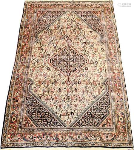 BIJAR DESIGN HAND WOVEN WOOL RUG