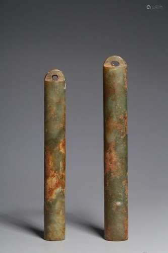 Two Chinese Taoism Jade Seals