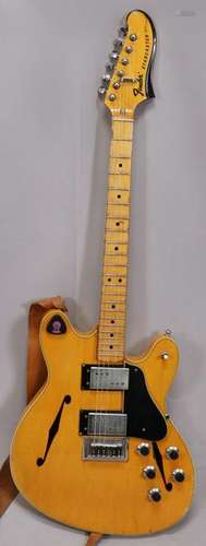 FENDER STARCASTER SEMI-HOLLOW BODY GUITAR, C. 1976