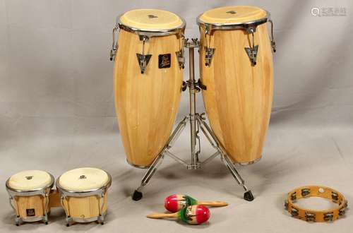 LP ASPIRE CONGA AND BONGO DRUM SETS