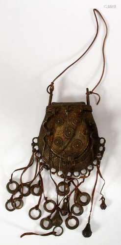 NIGERIAN BENIN BRONZE VOO-DOO WEDDING PURSE