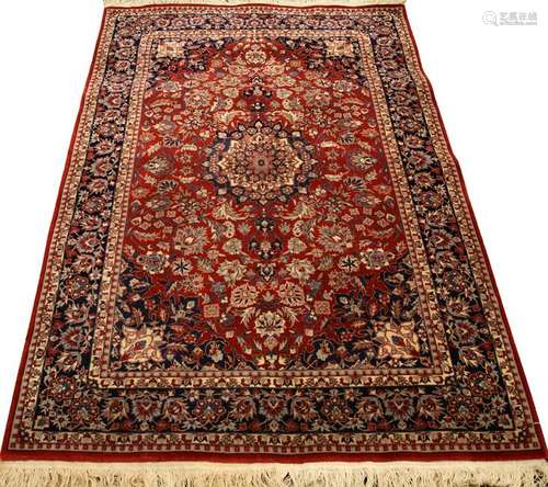 KESHAN DESIGN WOOL RUG, W 4' 2