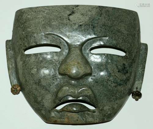 CARVED STONE MASK, H 12