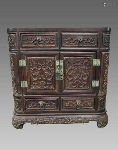 Chinese Rosewood Cabinet