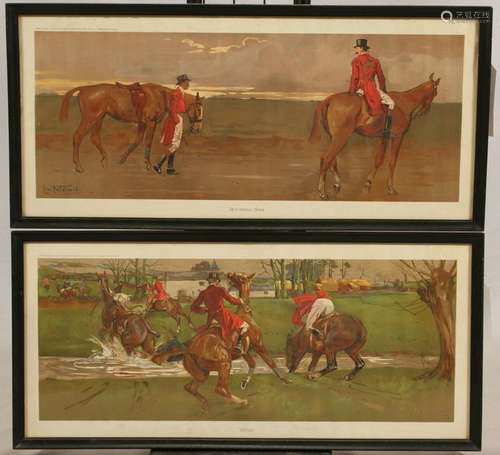 LIONEL EDWARDS LITHOGRAPHS ON PAPER, 5 PCS