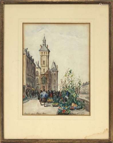 HENRI NAIZEUX WATERCOLOR