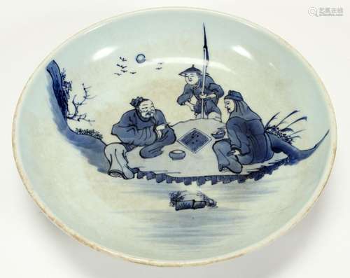 CHINESE PORCELAIN BOWL, H 3