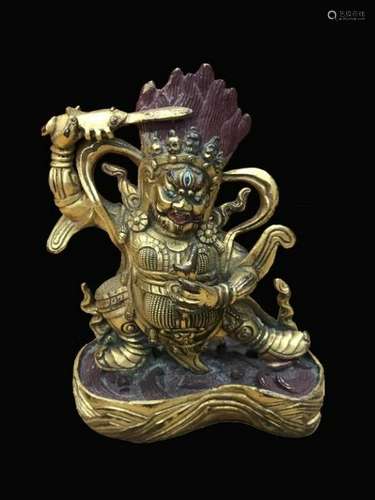 Chinese Gilt Bronze Buddha