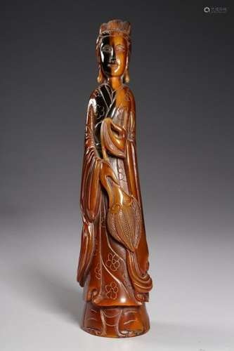 Republican Chinese Carved Guanyin