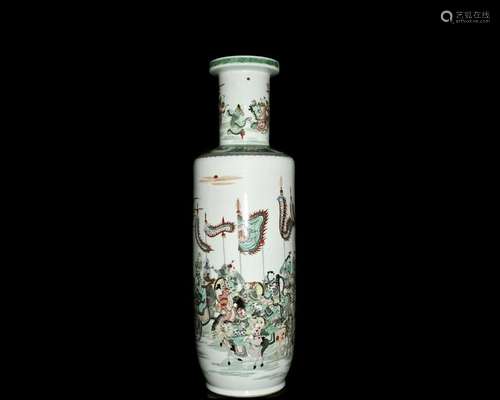 Chinese Famille Rose Porcelain Vase