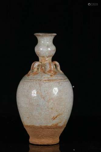 Chinese Bluish-white Glaze Porcelain Vase