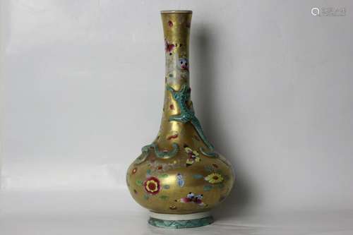 19th.C Chinese Expo Porcelain Vase