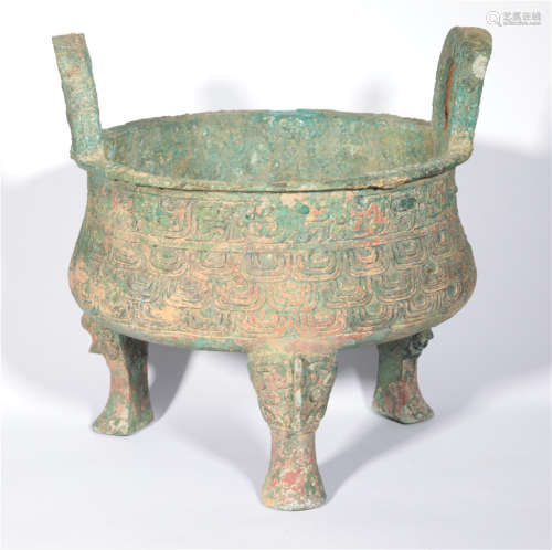 Bronze tripod of Spring and Autumn and warring States period
