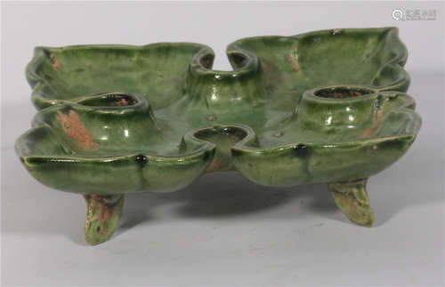 Green glaze pen washing in Tang Dynasty