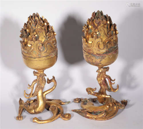 A pair of Jinboshan furnaces with bronze pots in the Tang Dynasty