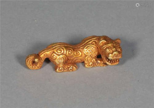 Silver and Golden Tiger in the Western Han Dynasty
