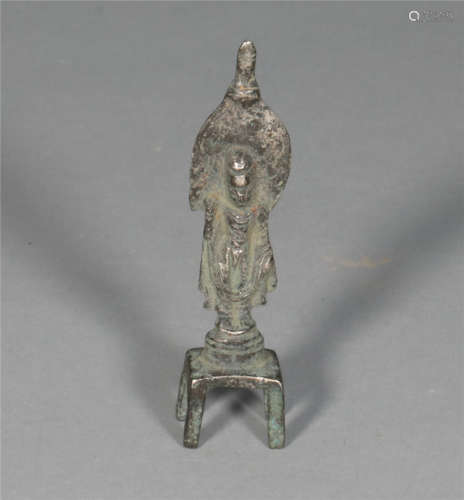 Statues of Silver Buddha in the Northern Wei Dynasty