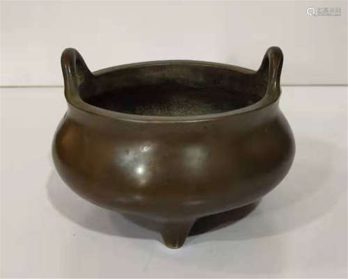 Bronze incense burner in the early Qing Dynasty