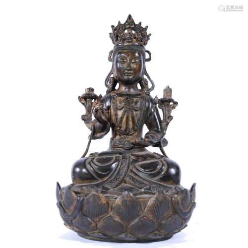 A Bronze Statue of Avalokitesvara