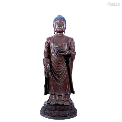 A Bronze Buddha Statue of Amitabha