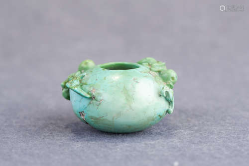 A Chinese Turquoise Water Jar 