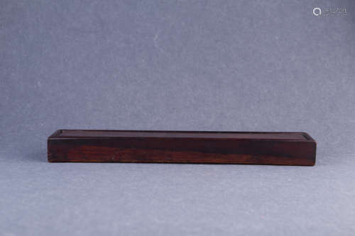 A Chinese Rosewood Fan Box