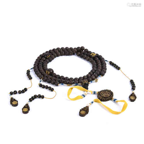 The Chinese Aloeswood 108 Court Beads