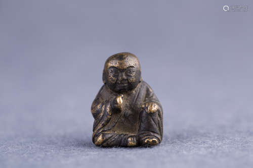 A Chinese Bronze Inch Buddha